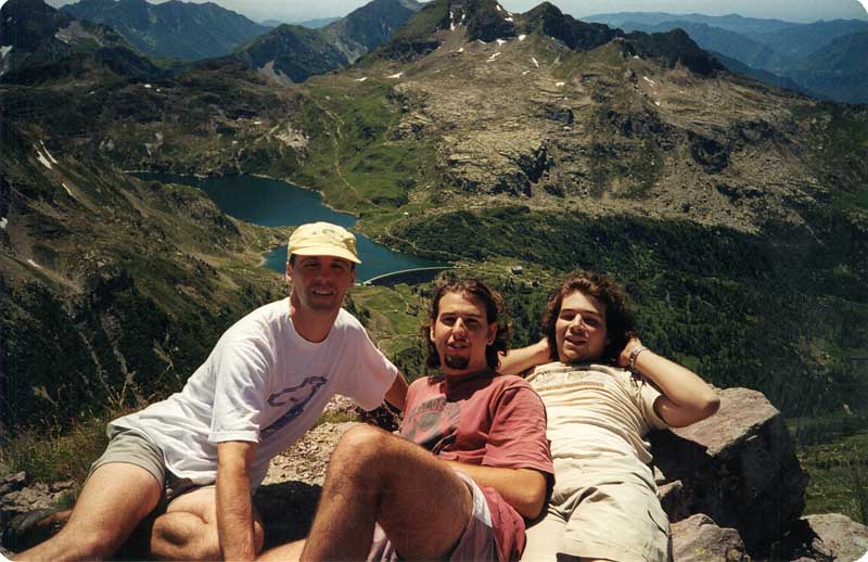 Da sx Omar,Luca,Bertoldo